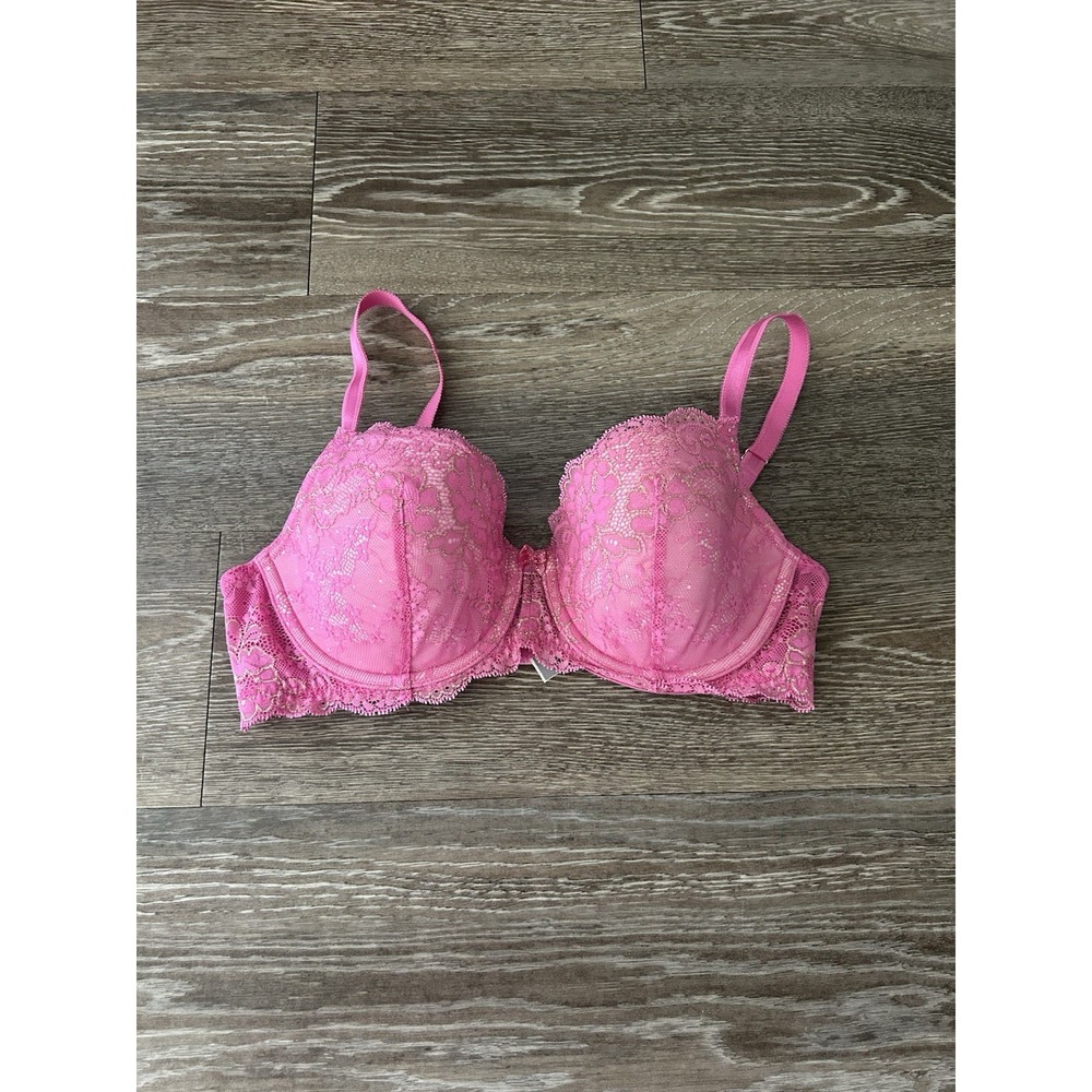 Victoria's Secret Dream Angels Lace Bra Pink Y2K Romantic Feminine Coquette
